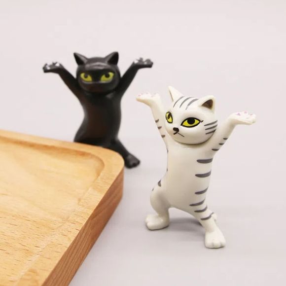 Fabulous dancing kitty cats. Resin acrylic sculpture set of 5 as pictured - Picture 6 of 7